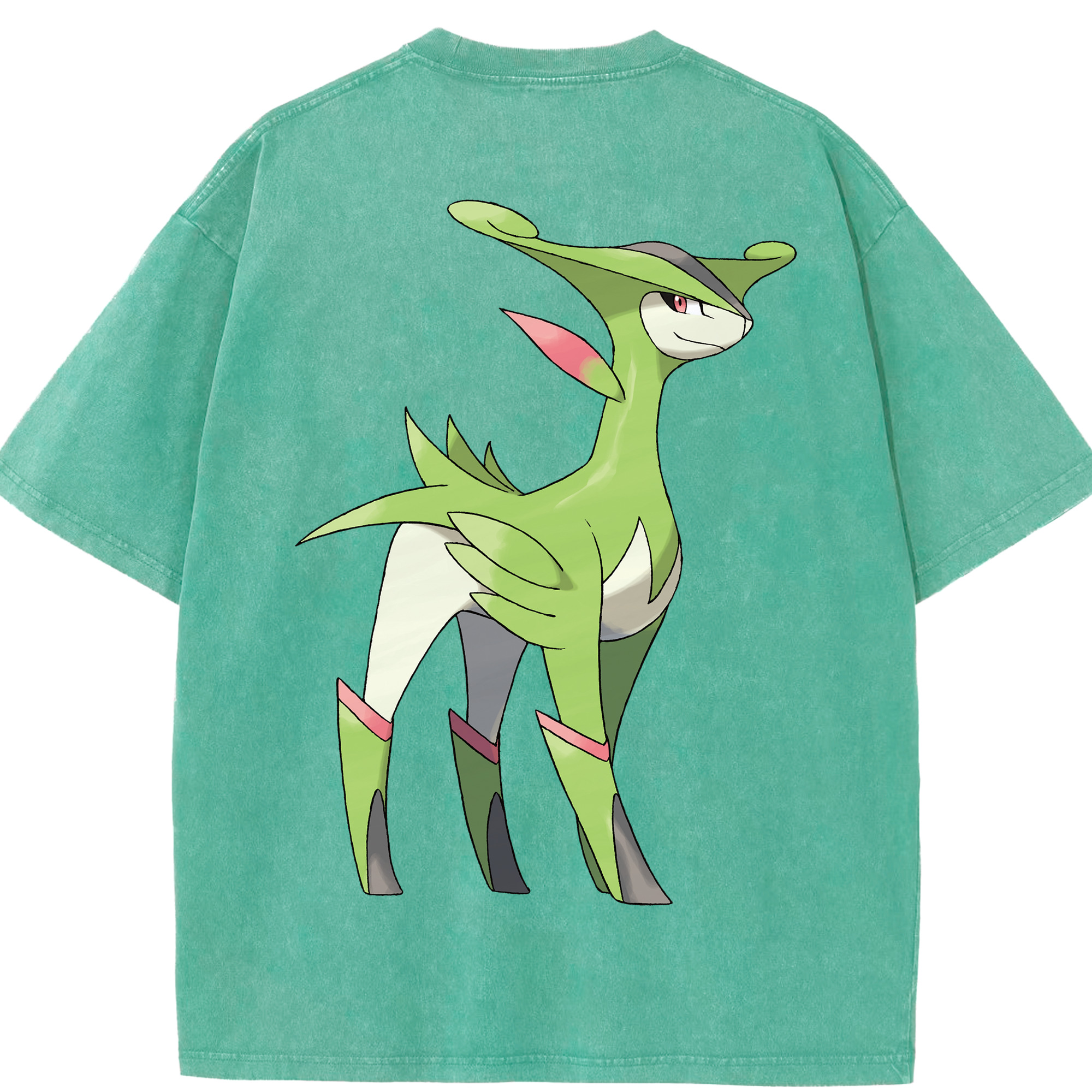 （画像用） ポケットモンスター Pokémon 綿100% ヴィンテージ風 半袖Tシャツ（背面プリント）